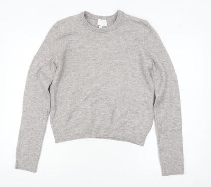 Womens UK Size XS H&M Grey Pullover Jumper