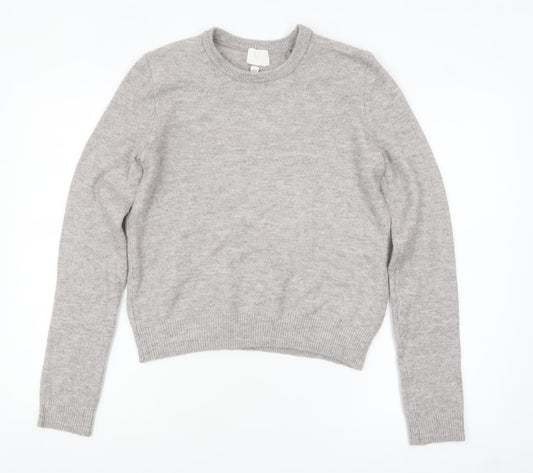 Womens UK Size XS H&M Grey Pullover Jumper