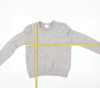 Womens UK Size XS H&M Grey Pullover Jumper