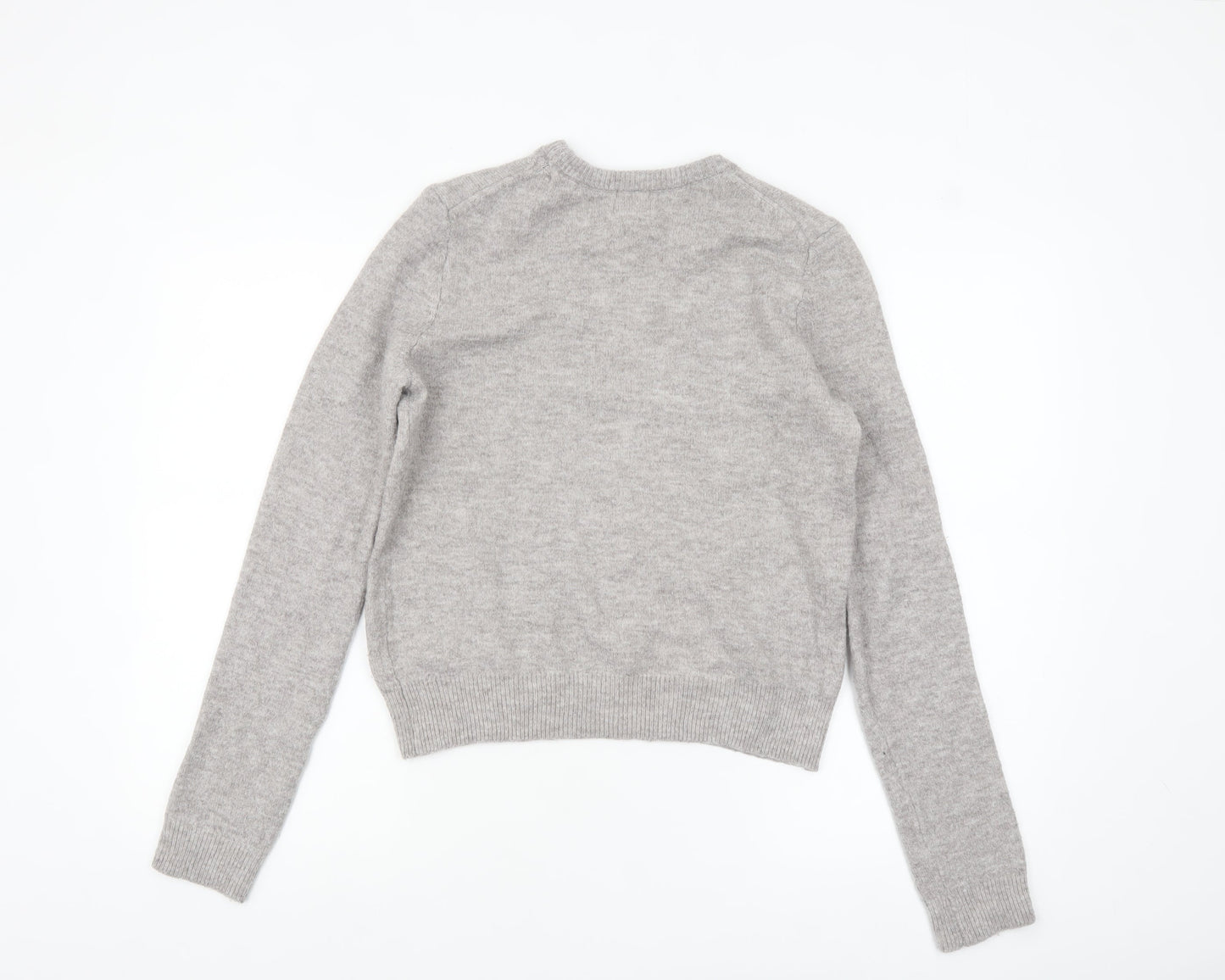 Womens UK Size XS H&M Grey Pullover Jumper