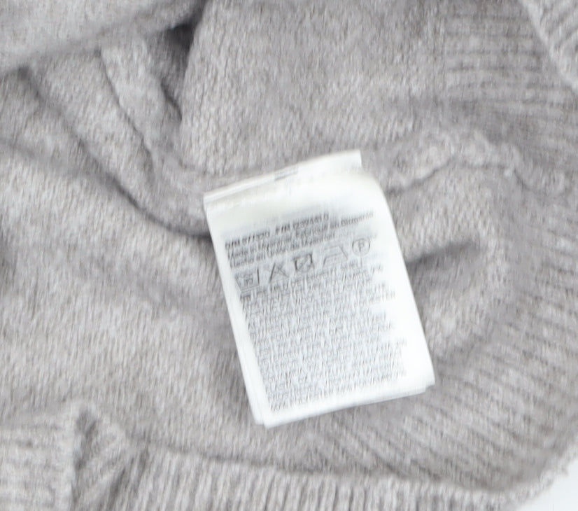 Womens UK Size XS H&M Grey Pullover Jumper