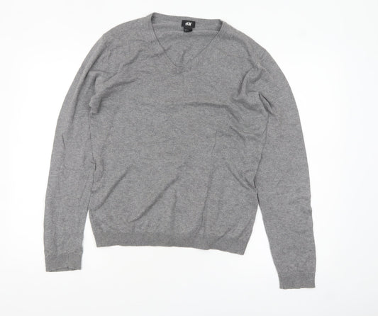 Womens UK Size S H&M Grey Pullover Jumper