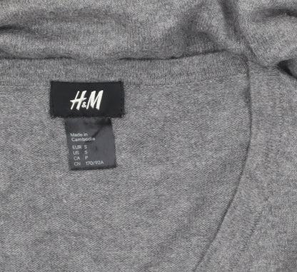 Womens UK Size S H&M Grey Pullover Jumper