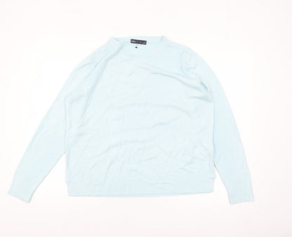Womens UK Size 18 Marks and Spencer Blue Pullover Jumper