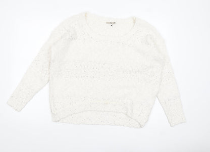 Womens UK Size 14 TU Ivory Pullover Jumper