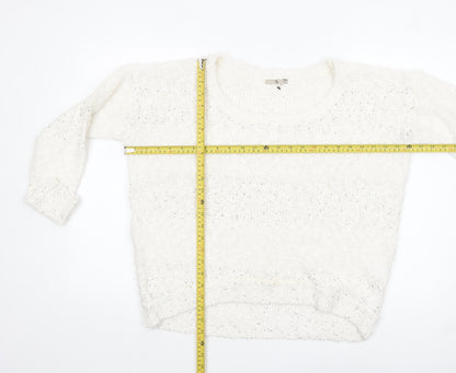 Womens UK Size 14 TU Ivory Pullover Jumper