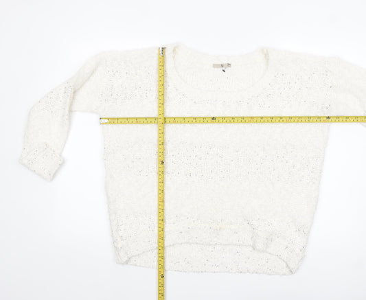 Womens UK Size 14 TU Ivory Pullover Jumper