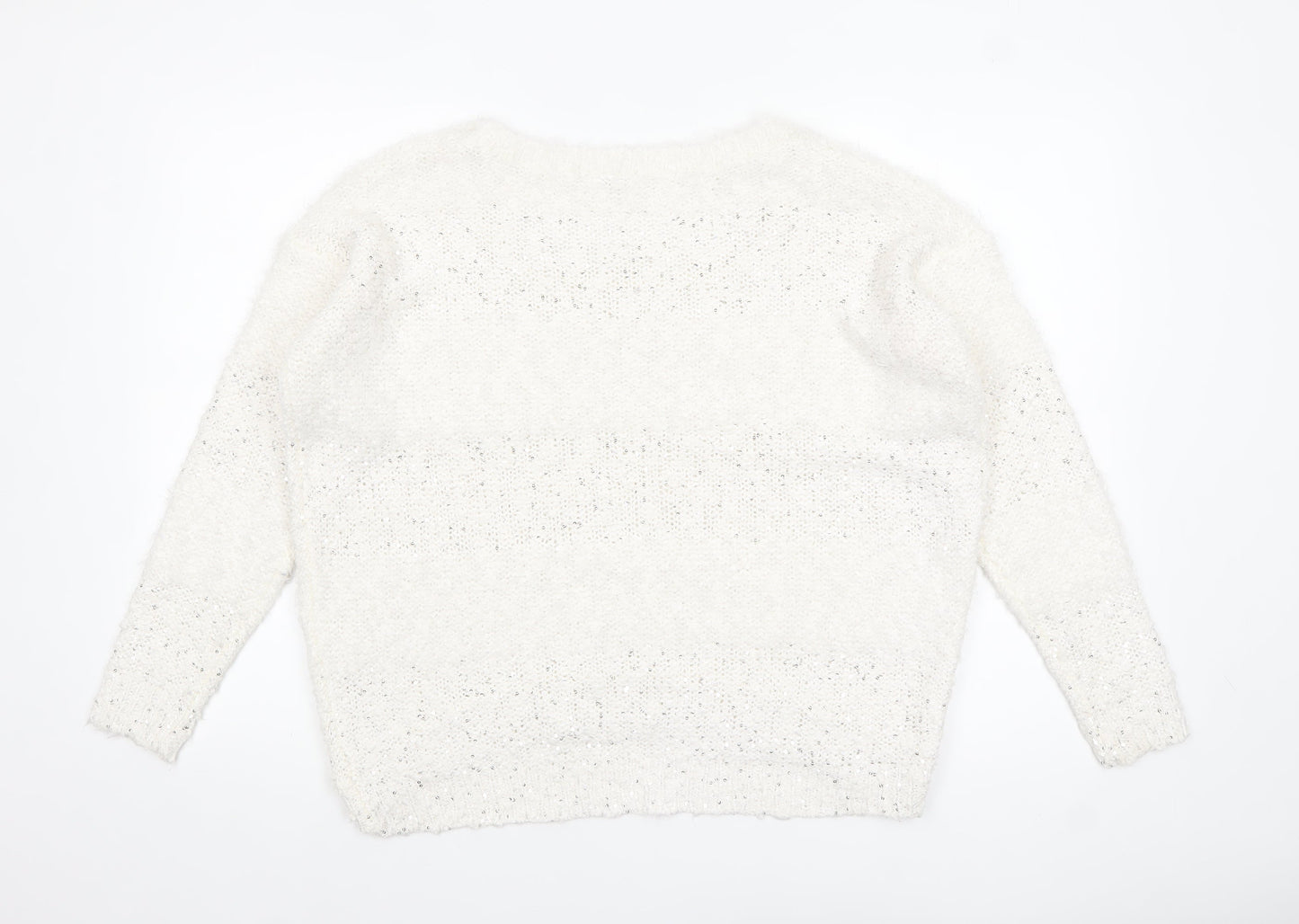 Womens UK Size 14 TU Ivory Pullover Jumper