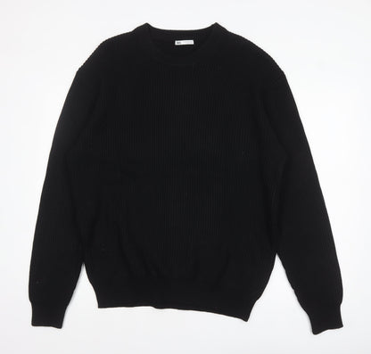 Mens UK Size XL Zara Black Pullover Jumper