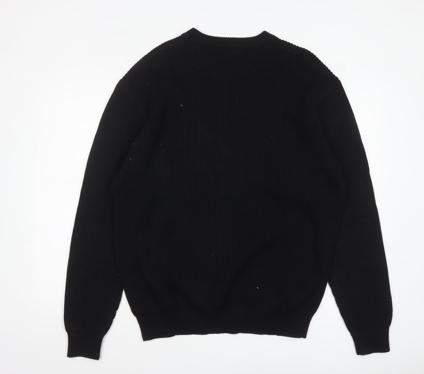 Mens UK Size XL Zara Black Pullover Jumper
