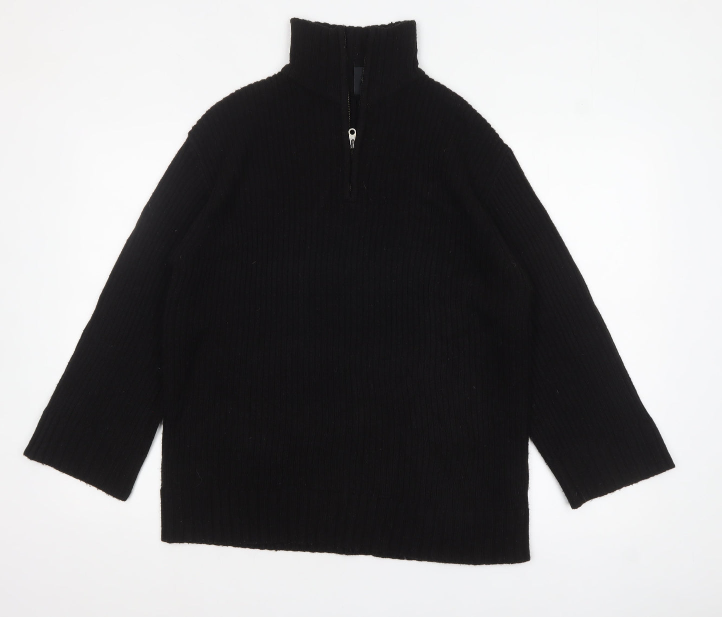 Womens UK Size 8 Divided Black Pullover Jumper