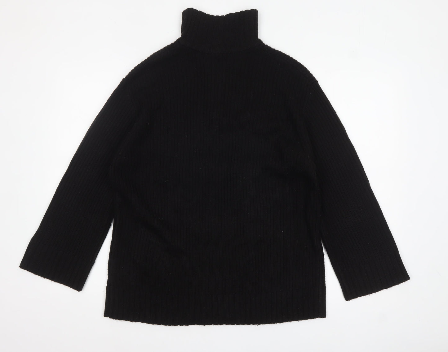 Womens UK Size 8 Divided Black Pullover Jumper