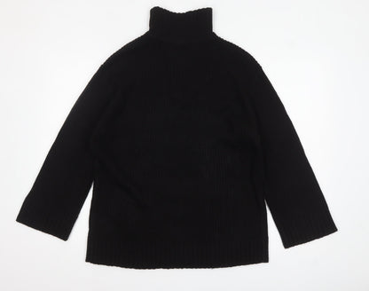 Womens UK Size 8 Divided Black Pullover Jumper