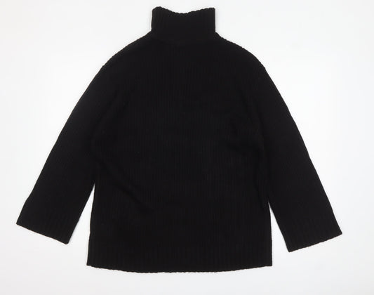 Womens UK Size 8 Divided Black Pullover Jumper