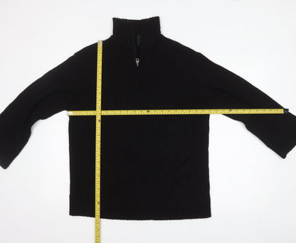 Womens UK Size 8 Divided Black Pullover Jumper