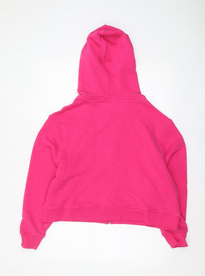 Womens UK Size XL Tommy Hilfiger Pink Full Zip Hoodie