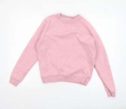 Womens UK Size 4 Jack Wills Pink Pullover Sweatshirt
