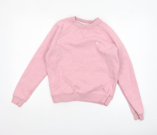 Womens UK Size 4 Jack Wills Pink Pullover Sweatshirt