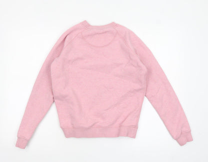 Womens UK Size 4 Jack Wills Pink Pullover Sweatshirt