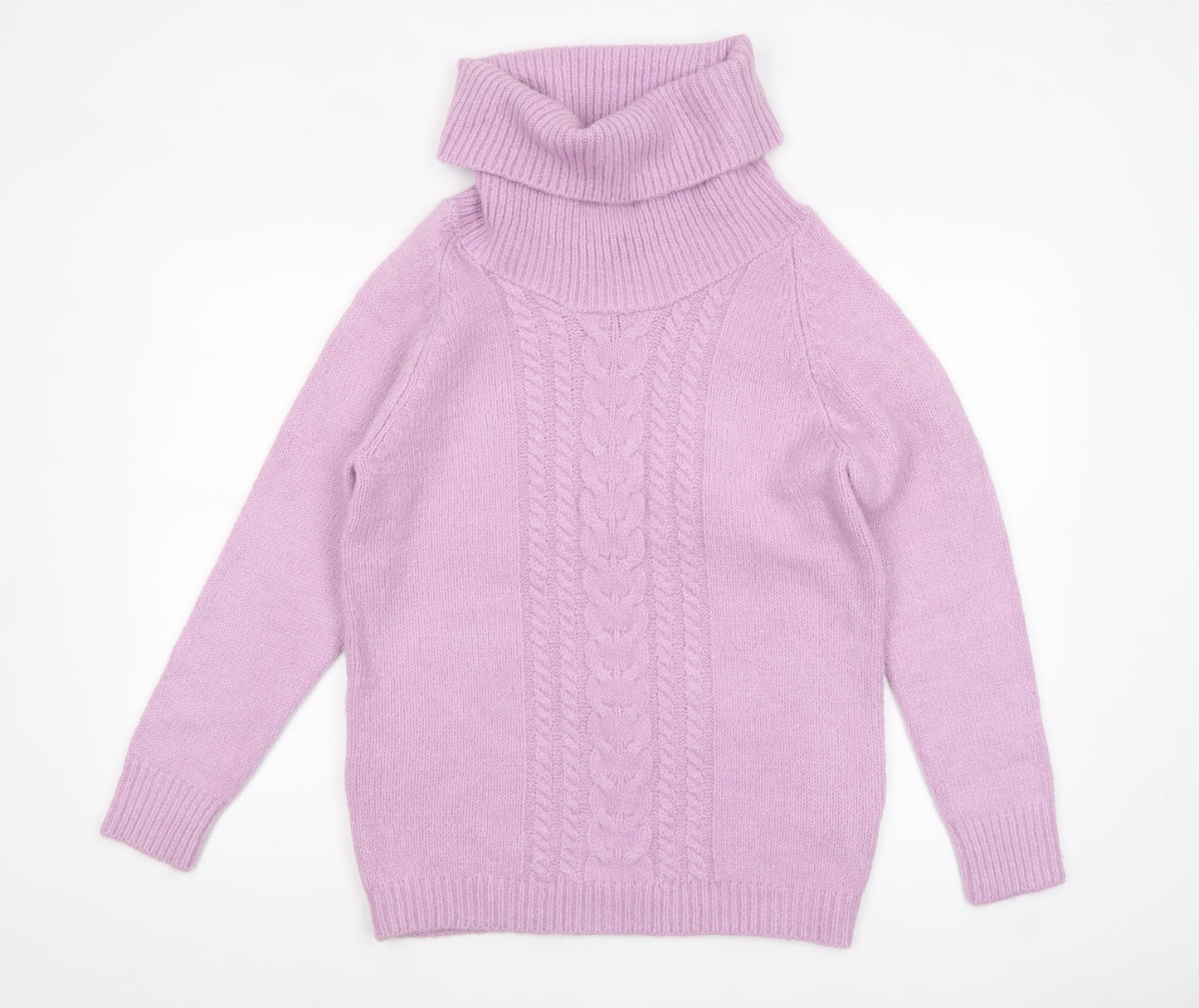 Womens UK Size 12 Cotton Traders Pink Pullover Jumper