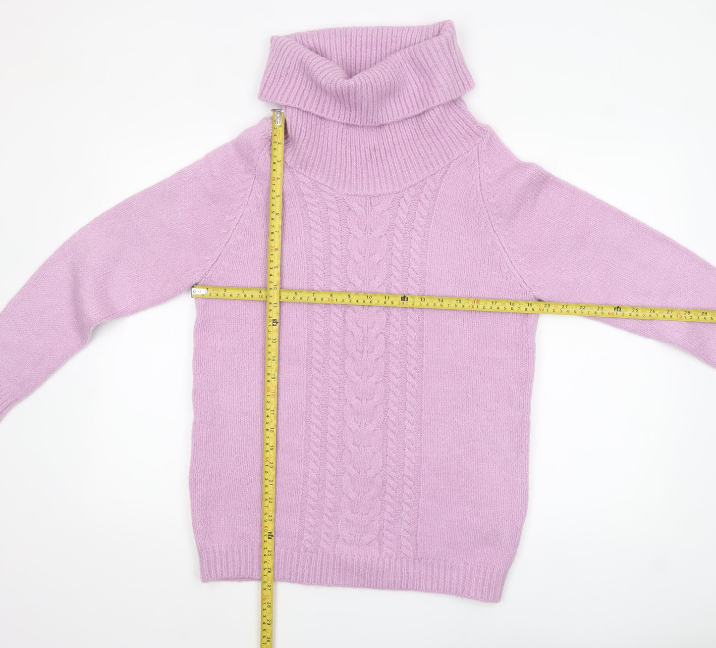 Womens UK Size 12 Cotton Traders Pink Pullover Jumper
