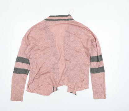 Womens UK Size M The Roadster Life Co Pink Cardigan Jumper