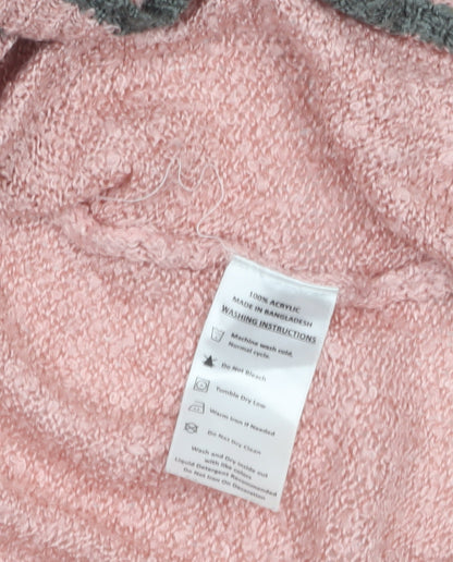 Womens UK Size M The Roadster Life Co Pink Cardigan Jumper