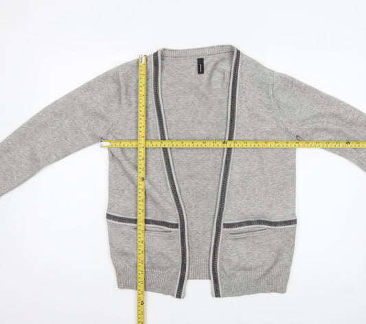 Womens UK Size S Soyaconcept Grey Cardigan Jumper