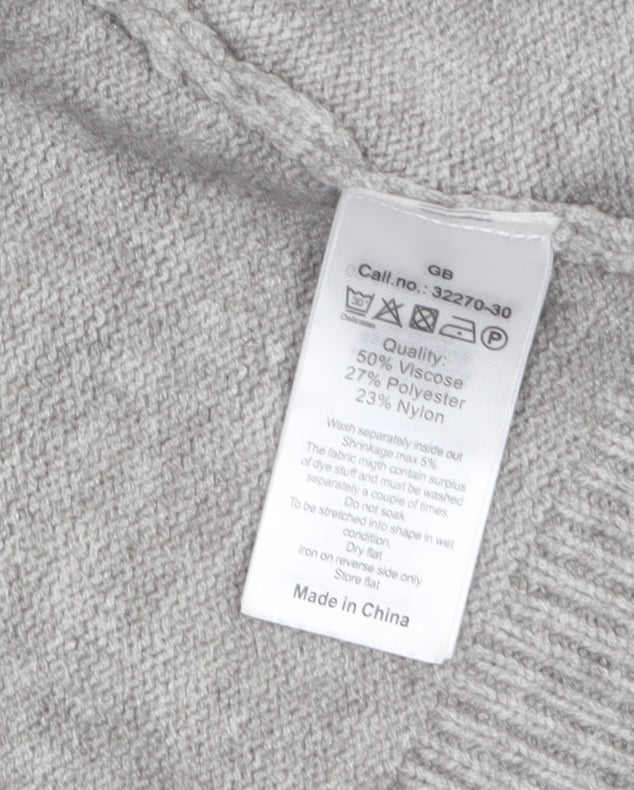 Womens UK Size S Soyaconcept Grey Cardigan Jumper