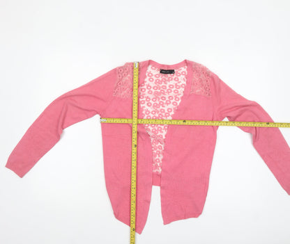 Womens UK Size 10 New Look Pink Cardigan Jumper