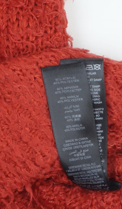 Womens UK Size 14 Red Herring Red Pullover Jumper