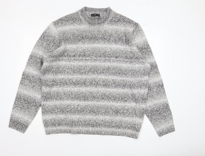 Mens UK Size 2XL F&F Grey Pullover Jumper