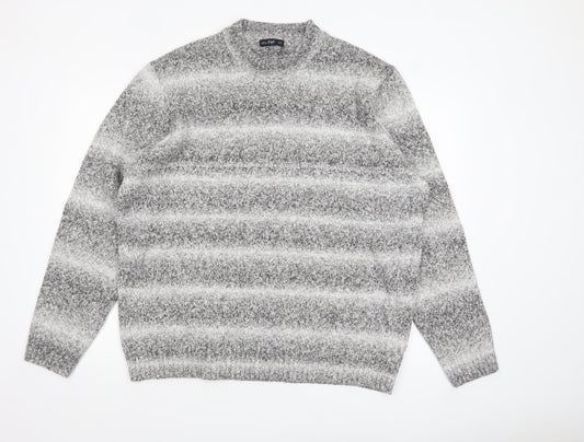 Mens UK Size 2XL F&F Grey Pullover Jumper