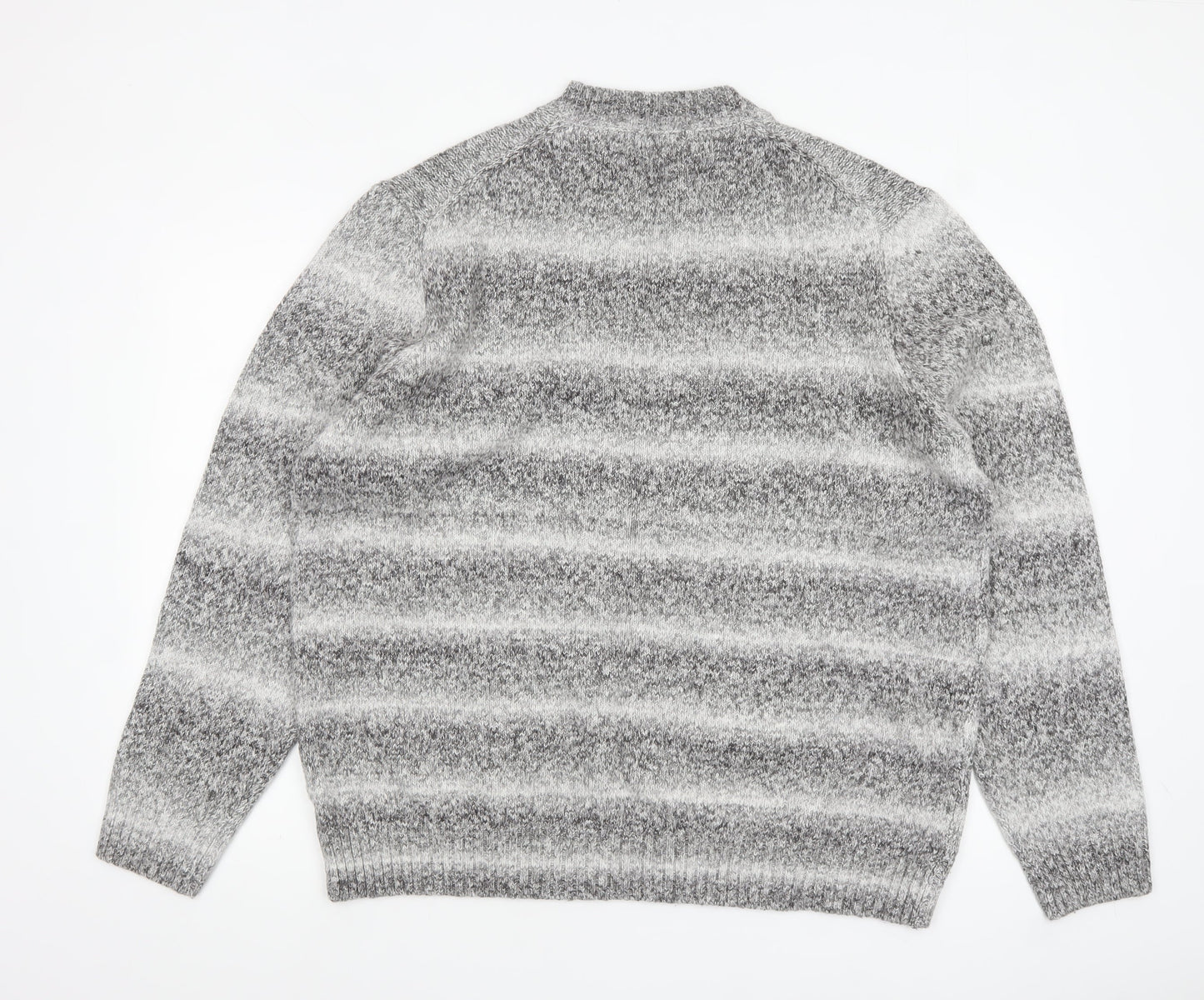 Mens UK Size 2XL F&F Grey Pullover Jumper