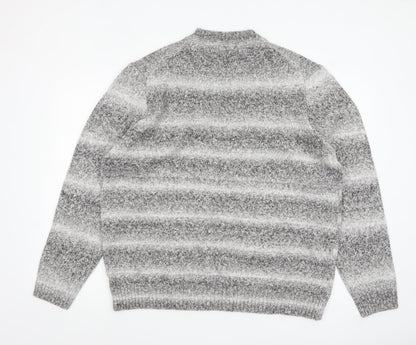Mens UK Size 2XL F&F Grey Pullover Jumper