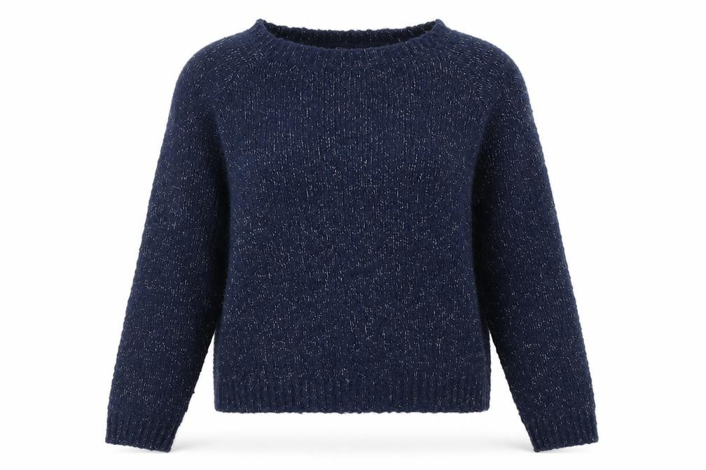 Gap Women’s Blue Chunky Knit Crew Neck Pullover Jumper XS