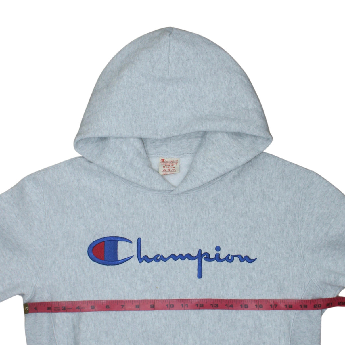 Mens UK Size M Champion Grey Pullover Hoodie