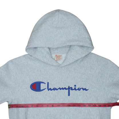 Mens UK Size M Champion Grey Pullover Hoodie