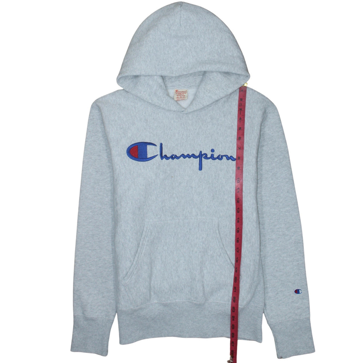 Mens UK Size M Champion Grey Pullover Hoodie