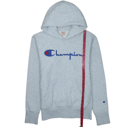 Mens UK Size M Champion Grey Pullover Hoodie