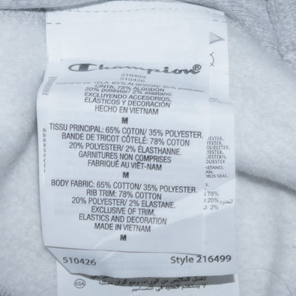 Mens UK Size M Champion Grey Pullover Hoodie