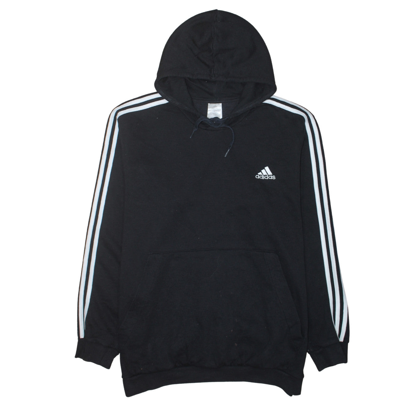 Mens UK Size L adidas Black Pullover Hoodie