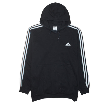 Mens UK Size L adidas Black Pullover Hoodie