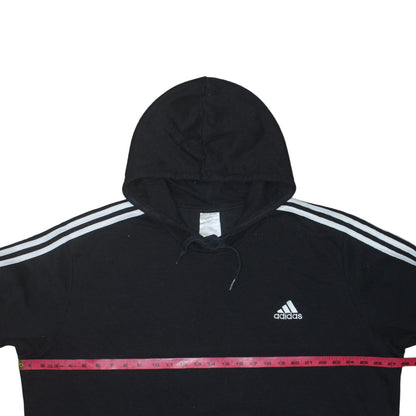 Mens UK Size L adidas Black Pullover Hoodie