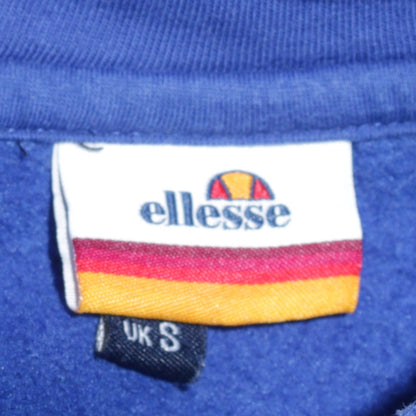 Mens UK Size S ellesse Blue Pullover Hoodie