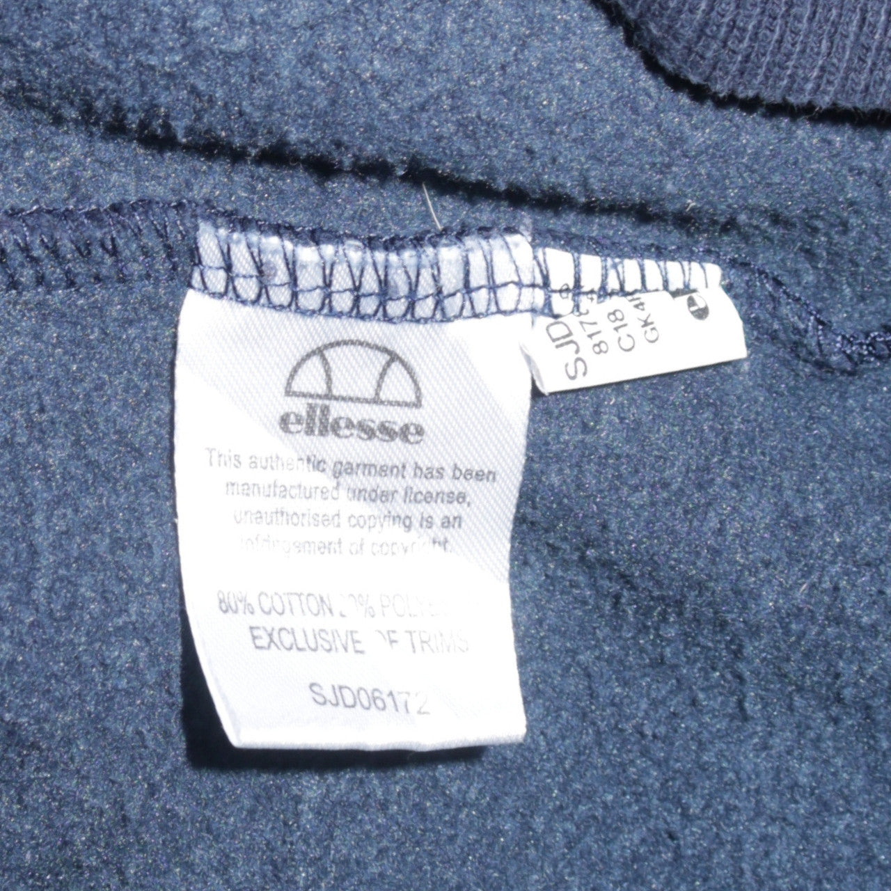 Mens UK Size S ellesse Blue Pullover Hoodie