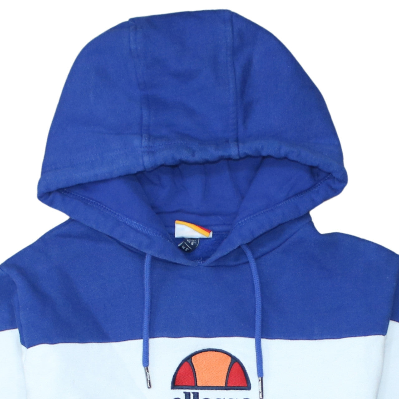 Mens UK Size S ellesse Blue Pullover Hoodie
