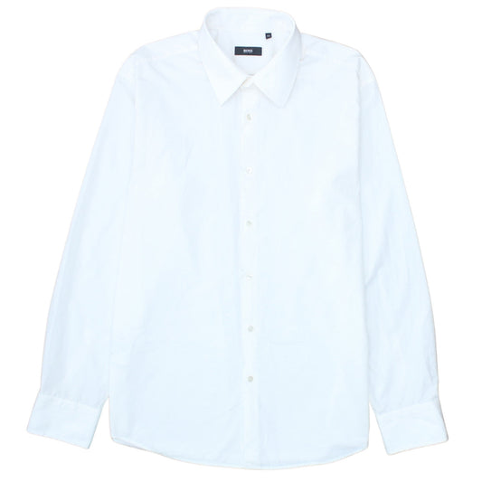 Mens UK Collar Size 44 HUGO BOSS Smart White  Dress Shirt