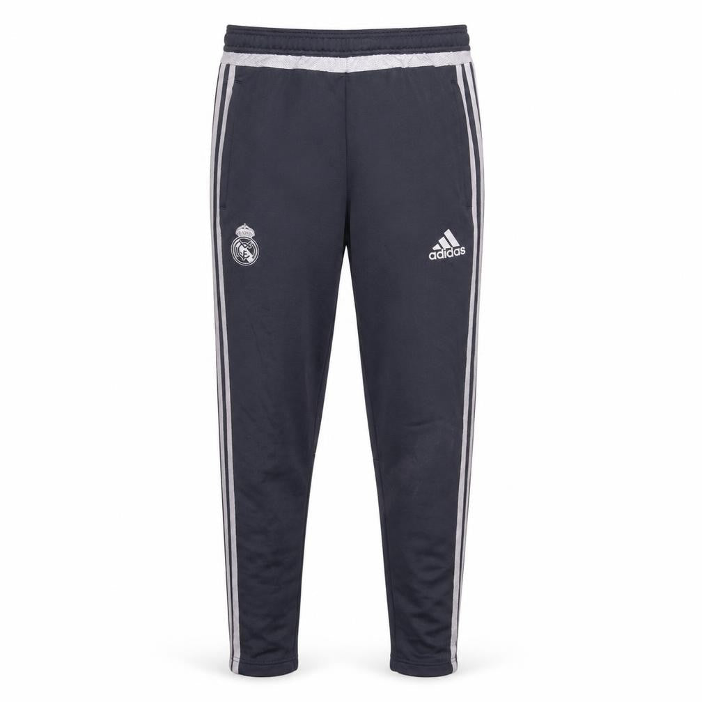 Adidas Men Black S Slim Fit Track Pants Real Madrid