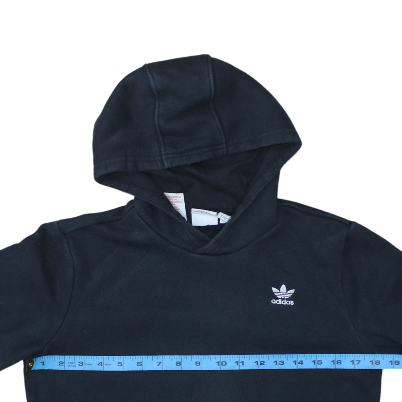 Teens UK Size 164 adidas Black Pullover Hoodie